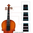thumbnail image 4 of 4/4 Violon Fiddle Finger Guide Fingerboard Sticker Étiquette Intonation Chart Fretboard Marker for Beginners Practice, 4 of 7