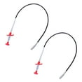thumbnail image 3 of opvise 2Pcs Sewer Pipe Dredger Drain Clog Removal Tool 4 Claws Design Extra-Long Flexible Bendable Sewer Dredging Device Cleaning Tool 90 cm 2pcs, 3 of 8