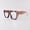 Khaki Leopard, variant on TR90 Retro Cat-Eye Square Patchwork Plain Lens Women'S Fashion Versatile Frame Street Style Trendy Frame