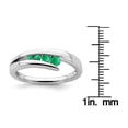 thumbnail image 5 of Primal Gold 14 Karat White Gold Emerald Ring, 5 of 5