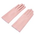 thumbnail image 1 of Guantes de invierno para mujer, resistentes al viento, con pantalla táctil, para mensajes de texto, para mujer, guantes gruesos y cálidos con forro para clima frío, guantes de punto cálidos, 1 of 5