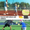 thumbnail image 2 of Tignapoo Premium Green Wooden Pickleball Paddle Set with Non-Slip PP Handle, Includes 2 Paddles & 4 Balls for All Skill Levels, 2 of 7
