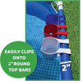 thumbnail image 2 of 2 Pack Hanging Cup Holder Above Ground Pool Drink Holder Beer Shelf For Pool, 2 of 3