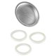 thumbnail image 3 of Univen Filtro de espresso y sellos de junta de 2,5" (64 mm) compatibles con cafeteras de aluminio Bialetti de 6 tazas, 3 of 5