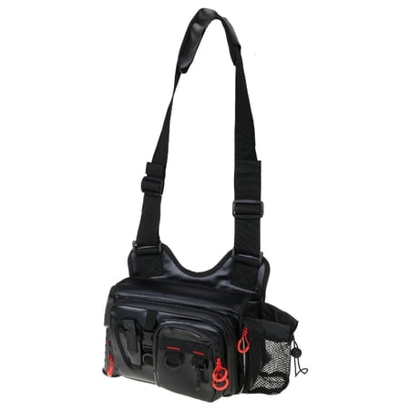 Youthyao Fishing Gear Carrying Bag Large Capacity Fishing Lure Organizers Fishing Tackle Bag PortableW00dShrimp Lure Baits Bag