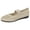 Beige #030, variant on Women's Breathable Knit Flats, Soft Mary Jane Mesh Ballet Flat Shoes Comfortable Ballerina Flats Dressy Washable Summer Shoe Slip on Casual 36