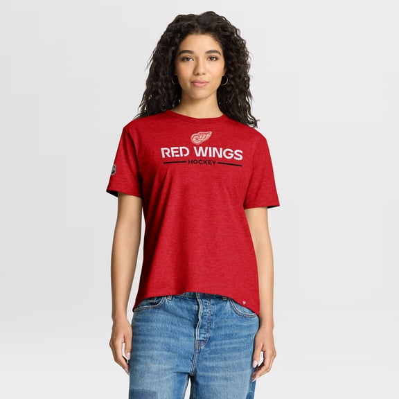 Women's Fanatics Red Detroit Red Wings Centennial T-Shirt