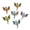 thumbnail image 4 of Unique Dragon Designs Alloy Brooch for Men and Women Portable Sturdy Alloy Pin for Casual or Formal Outfits, 4 of 9