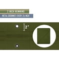 thumbnail image 2 of Zuperia 2 Pack Canvas Tarp 10' x 16' ft, 28 MIL, with Rustproof Grommets, Water Resistant, Heavy Duty Multipurpose Tarpaulin Cover for Canopy Tent, Roof, Camping, Woodpile (Olive Green), 2 of 5