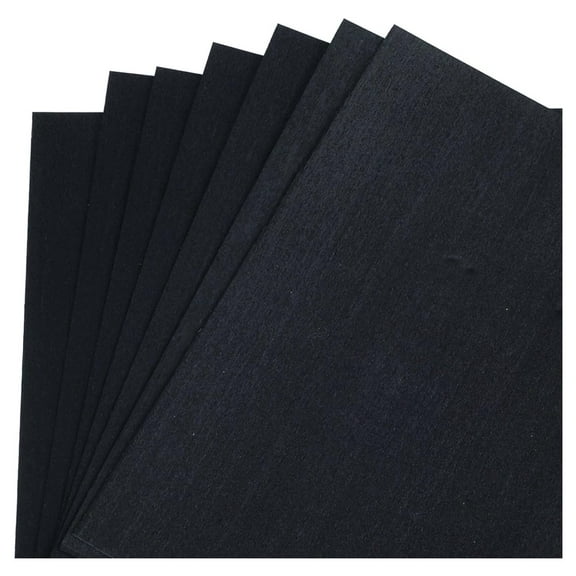 Dyed Black Veneer 8" x 8", 7-Piece