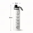 thumbnail image 2 of 32oz Large Protein Shaker Glass Bottle, Large Capacity Sports Water Bottle,High Temperature Resistant, Portable,Wide Mouth & Time Marker for Gym Workout Sports, 2 of 7