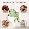 thumbnail image 7 of Yiaed arious dog breeds Print Pajamas Women's Long Sleeve Sleepwear Soft Button Down Loungewear Pjs Lounge Set Nightwear Womens Pajama Pants-XX-Large, 7 of 7