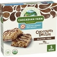 thumbnail image 3 of (3 pack) Cascadian Farm Chocolate Drizzle Granola Bars, Gluten Free, 5 ct, 3 of 9