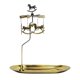 thumbnail image 2 of Portavelas giratorio de metal con forma de carrusel para velas de té, ideal para bodas y eventos. Troyano, 2 of 9