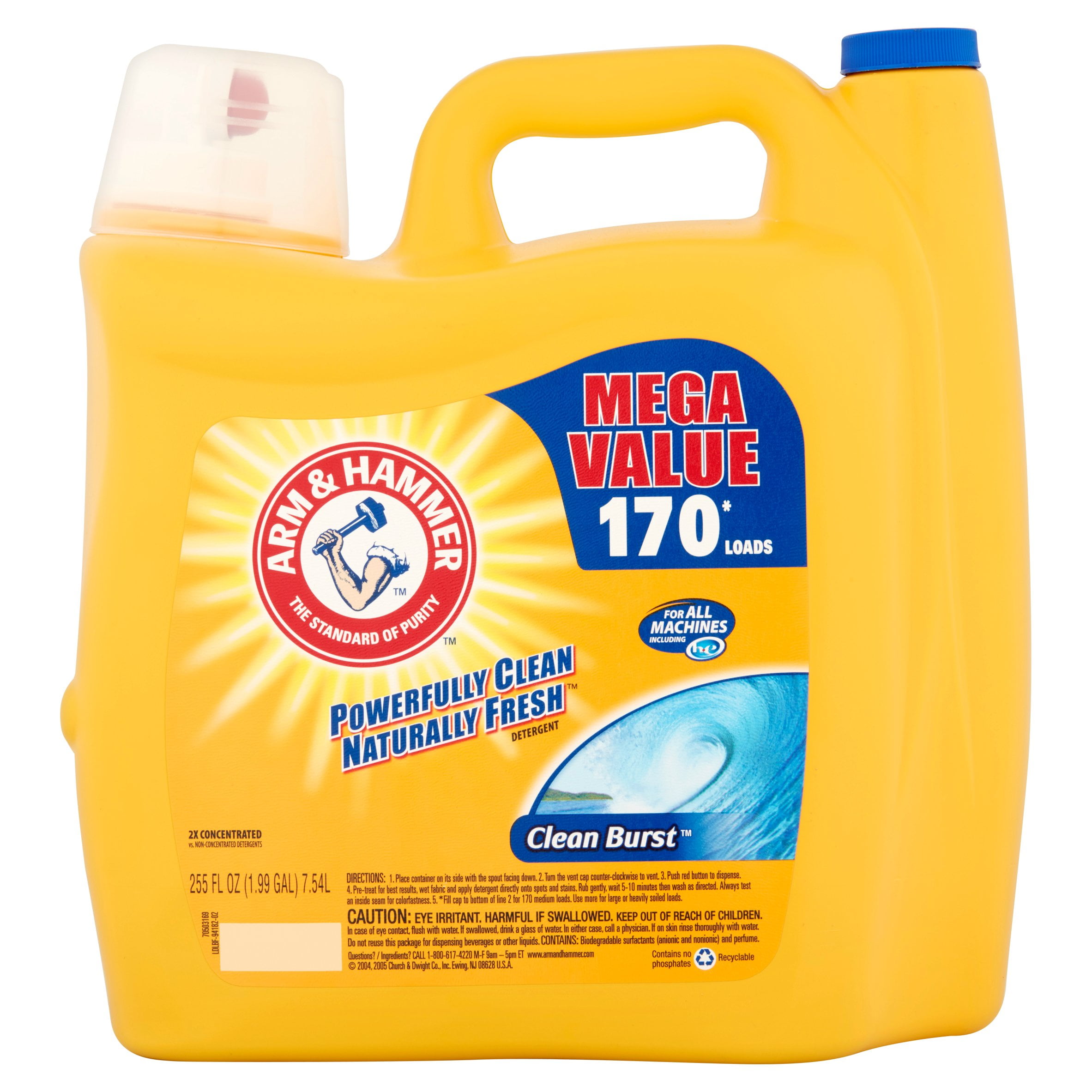 Arm & Hammer Clean Burst Liquid Laundry Detergent 50 fl oz