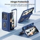 thumbnail image 3 of Funda VEGO para Samsung Galaxy Z Fold 4 con cámara deslizante, color azul, 3 of 8