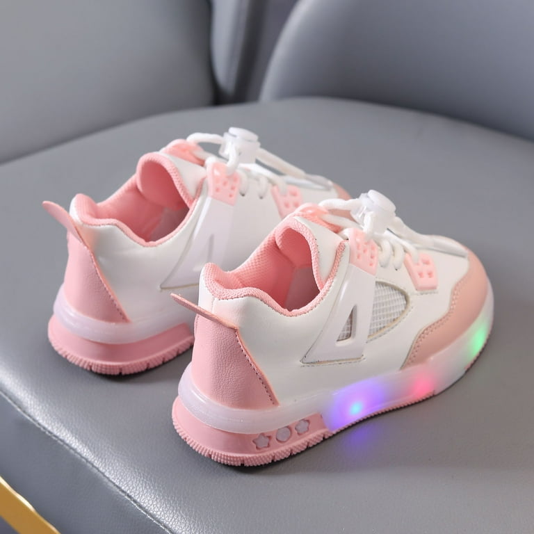 siilsaa Girls Slip On Sneakers Girls Kids Running Shoes Tennis