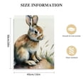 thumbnail image 2 of Acheng Watercolor Rabbit Sitting Vintage Animal Poster Decorative Painting Canvas Aesthetic Cute Wall Art Living Room Bedroom Kitchen Picture Artwork Unframed 20x30inch picture 2, 2 of 5