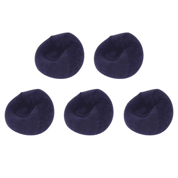 5X Large Inflatable Sofa Chair Flocking PVC Garden Lounge Beanbag Outdoor Furniture Camping Backpacking Bags(A)