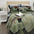 thumbnail image 3 of Donna Sharp Bear Lake Twin Pieced Cotton Lodge Quilt, 3 of 4
