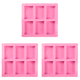 thumbnail image 1 of Molde Jabón Hecho A Mano Silicona Largo 6 Rejillas Moldes Rectangulares para Tartas Artesanales DIY, 1 of 2