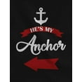 thumbnail image 2 of She's My Sail He's My Anchor Valentine's Day Gift Matching Couples Hoodies My Sail Black XX-Large / My Anchor Black XX-Large, 2 of 5