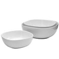 thumbnail image 3 of Denmark Tools for Cooks 3 Piece White Soft Square Serving Bowls, 3 of 6