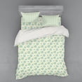 thumbnail image 2 of Ambesonne Floral Bedding Set 3 Pcs, Dandelion Bloom Pattern, Twin XL, Pale Green Yellow, 2 of 3