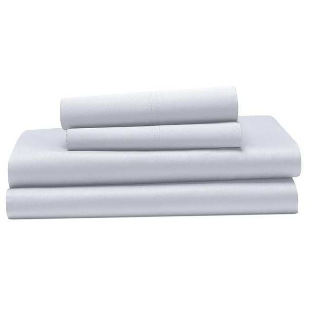 Ensemble de draps 100 % coton à contexture de 400 fils Hometrends, satin de coton