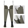 thumbnail image 4 of Wosthever Nuevas botas de lluvia de pesca para hombres y mujeres, impermeables y ligeras, nuevas botas de lluvia de pesca para hombres y mujeres Pescar gris verde L, 4 of 6