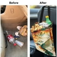 thumbnail image 6 of Yuyamidu Hummingbird Car Trash Bag Sunflower Car Storage Bag Universal Waste Basket Bin Accessories for Auto Truck SUV Foldable Car Gabage Bag with Adjustable Button, 6 of 7