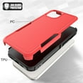 thumbnail image 3 of Decase Heavy-Duty Rugged Case for iPhone 15,Dual Layer Military Grade Drop Protection Anti-Fingerprint Anti-Scratch Hard Back Cover Silicone Bumper Shockproof Protective Case for iPhone 15,Red, 3 of 5