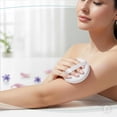 thumbnail image 2 of R-NEU Paquete de 2 polvos corporales para mujeres con soplo de polvo sin talco, elegante pétalo de rosa y ramo real, polvo perfumado para después del baño para una piel suave, extra grande (2 paquet, 2 of 6