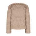 thumbnail image 5 of Sokhug Faux Fur Jacket for Women Long Sleeve Cropped Cardigan Ladies Open Front Coat Outerwear, 5 of 6