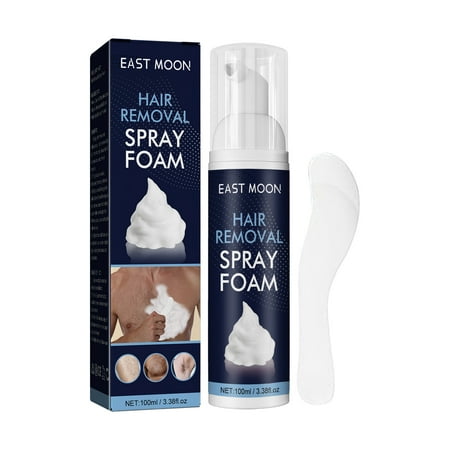 Ashosteey Hair Removal Spray Foam for Men, Painless Body Hair Removal, Safe Hair Depilatory for Male underarm, Chest, Back, Legs, Suitable, For All Skin Types Hair removal spray for men