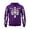Purple, variant on JIAYUE Men Halloween Sweatshirt Skeleton Graphic Print Baggy Pullover Hoodies for Fall Holiday Party Activities