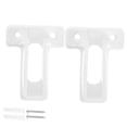 thumbnail image 6 of 2pcs Wire Shelf End Brackets Closet Rod Holders Heavy Duty Wall Mount Brackets with Screws for Shelves and Closet Organization, 6 of 8