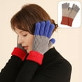 thumbnail image 4 of Guantes de invierno Star para mujer, guantes de punto cálidos, guantes para niñas con pantalla táctil, 4 of 5
