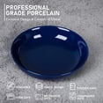 thumbnail image 6 of Pasta Bowls Set of 22 oz Large Ceramic Bowls for Kitchen,Can Use for Pasta/Salad/Cereal/Soup Bowls,Wide and deep, Chip-resistant,Microwave&Dishwasher Safe Blue, 6 of 7
