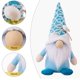thumbnail image 2 of Peluche de gnomo ALYRMEI Ocean Day, 7 x 23 cm, azul, hecho a mano, 2 of 8
