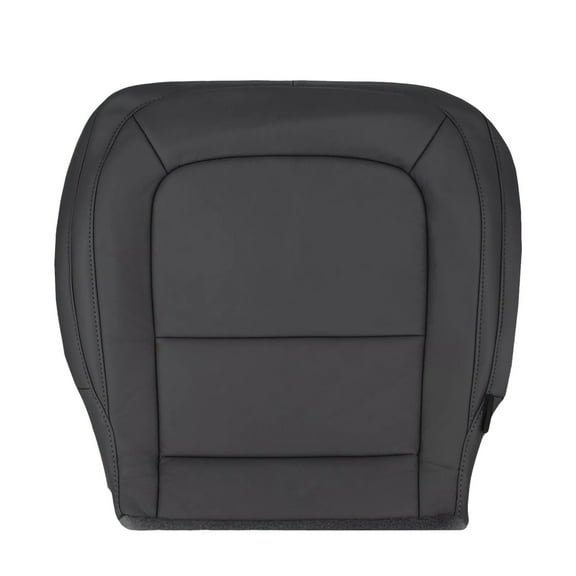 Black Leather Seat Cover for Chevy Colorado 2015-2022 Direct Replacement, Easy Install, Durable