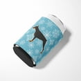 thumbnail image 3 of Winter Snowflake Doberman Pinscher Can or Bottle Hugger, 3 of 5