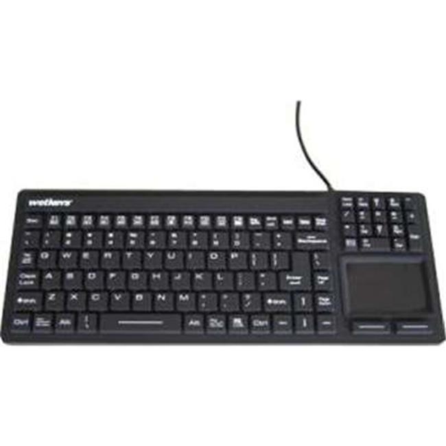 Touchpad USB Keyboard Waterproof TouchpadPlus, Black