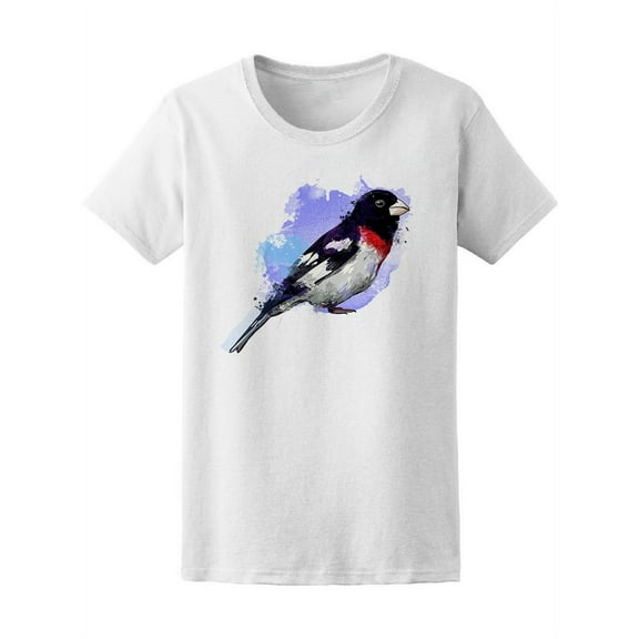 Beautiful Grosbeak Bird Tee Women's -Image by Shutterstock