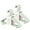 Speckled Green, variant on 3 Sprouts Baby Wheat Straw Plastic Clothes Hangers - Pack of 30 - Assorted Speckled Cream, Grey, Brown