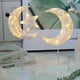 thumbnail image 4 of Toystoory Lámpara LED de noche con forma de estrella y luna, marco blanco, blanca cálida, lámpara de noche creativa con estrella, soporte para Kits de decoración para fiestas No.01 NO1 Toystoory HA007017-01, 4 of 6