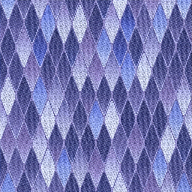 Ahgly Company Machine Washable Indoor Square Transitional Purple Mimosa Purple Area Rugs, 6' Square