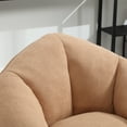 thumbnail image 5 of Giant Bean Bag Chair with Footrest, Compressed Foam Lounger for Adults, Microfiber Sofa Seat, Brown, 5 of 26