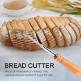 thumbnail image 4 of Cortador de pan con mango curvo Utensilios de cocina Pelador de pan Accesorio para hornear Ndcxsfigh Nuevos Originales, 4 of 8