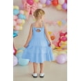 thumbnail image 3 of Vestido Arshiner para niña pequeña, verano, sin mangas, 4-5T, azul claro, 3 of 6